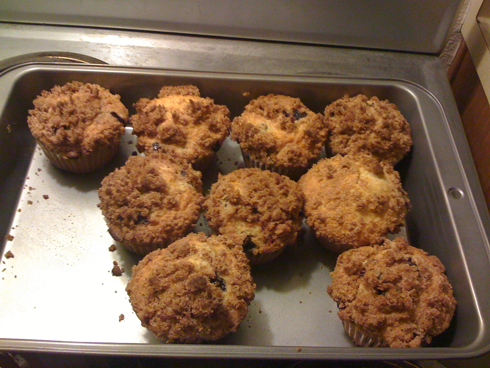 Picture of blueberry muffins